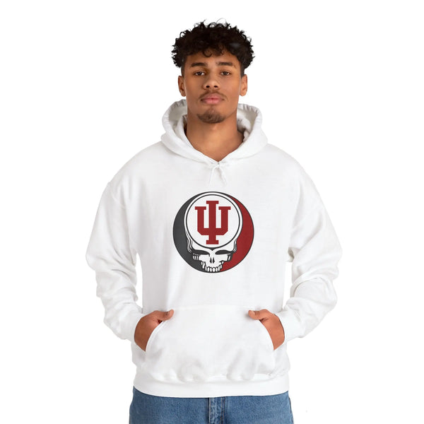 Indiana University Grateful Dead Steal Your Face Unisex Hoodie StealieShop
